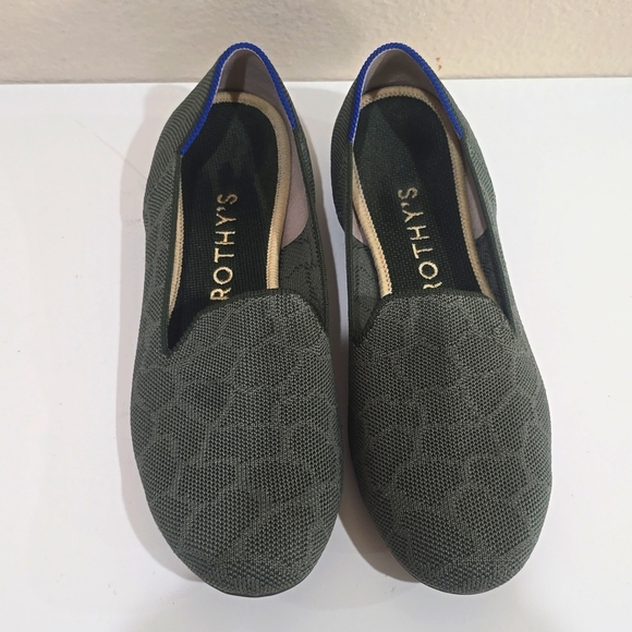 🪴 ROTHY'S "THE FLAT" TURTLE PRINT KNIT ROUND TOE FLATS - Picture 3 of 12